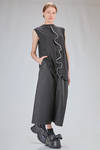 long top in polyester, rayon and elastan jersey with grafic curl - MELITTA BAUMEISTER 
