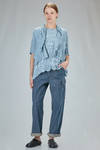 jeans in selvedge organic cotton denim skein tinted - IMjiT 