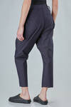 wide trousers in technical Japanese fresh cotton - IMjiT 