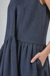 abito longuette, ampio, in rib di lana melange - COMME des GARÇONS - COMME des GARÇONS 