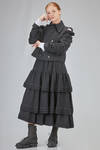 giacca al fianco in panno morbido di lana, foderata in cupro - NOIR KEI NINOMIYA 