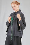 hip-lenght shirt, wide, in cotton chevron - SOH 