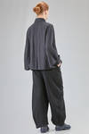 hip-lenght shirt, wide, in cotton chevron - SOH 
