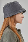 'rain' hat in washed polyester and polyamide canvas - MANUELLE GUIBAL 