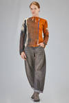 hip-lenght sweater in extra-fine merinos wool  nuno-felt - AGOSTINA ZWILLING 