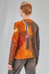 hip-lenght sweater in extra-fine merinos wool  nuno-felt - AGOSTINA ZWILLING 