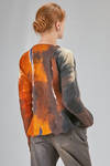 hip-lenght sweater in extra-fine merinos wool  nuno-felt - AGOSTINA ZWILLING 