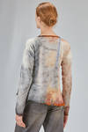 hip-lenght sweater in extra-fine merinos wool  nuno-felt - AGOSTINA ZWILLING 