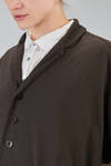 long and wide jacket in cotton jersey - ALBUM DI FAMIGLIA 