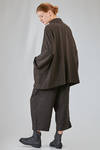 long and wide jacket in cotton jersey - ALBUM DI FAMIGLIA 