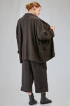 long and wide jacket in cotton jersey - ALBUM DI FAMIGLIA 