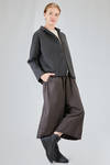 hip-lenght jacket, soft, in soft micromodal scuba - ALBUM DI FAMIGLIA 