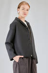 hip-lenght jacket, soft, in soft micromodal scuba - ALBUM DI FAMIGLIA 