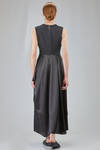 long and wide dress in technical nylon and elastan jersey and parts in polyester - HIGH 