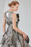 'sculpture' dress in glittery cotton and cupro denim - JUNYA WATANABE 