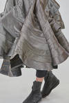 'sculpture' dress in glittery cotton and cupro denim - JUNYA WATANABE 