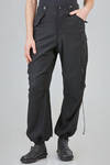 cargo trousers, wide, in light wool gabardine - JUNYA WATANABE 