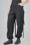 cargo trousers, wide, in light wool gabardine - JUNYA WATANABE 