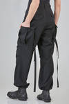 cargo trousers, wide, in light wool gabardine - JUNYA WATANABE 