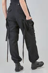 cargo trousers, wide, in light wool gabardine - JUNYA WATANABE 