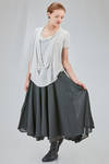 hip-lenght top in melange viscose knit - MARC LE BIHAN 