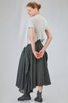 hip-lenght top in melange viscose knit - MARC LE BIHAN 