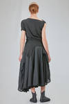 long, lean and asymmetric t-shirt in cotton jersey - MARC LE BIHAN 
