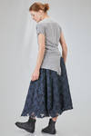 long, lean and asymmetric t-shirt in cotton jersey - MARC LE BIHAN 