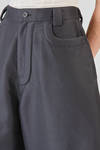 ankle length trousers in glittery polyester shantung and polyurethane sponge - MELITTA BAUMEISTER 