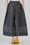 ankle length trousers in glittery polyester shantung and polyurethane sponge - MELITTA BAUMEISTER 