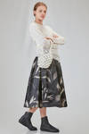 small basket bag in leather-effect with macramé knot in polyurethane - COMME des GARÇONS - COMME des GARÇONS 