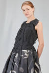 hip-lenght top in washed polyester georgette - COMME des GARÇONS - COMME des GARÇONS 