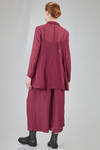 long and slim jacket in washed polyester georgette - COMME des GARÇONS - COMME des GARÇONS 