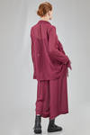long and slim jacket in washed polyester georgette - COMME des GARÇONS - COMME des GARÇONS 