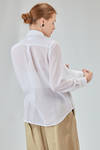 classic man shirt in polyester georgette - COMME des GARÇONS - COMME des GARÇONS 