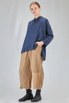 giacca/camicia lunga e ampia in satin di seta lavata - RISA NAKAMURA 