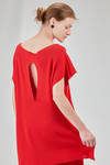 long and wide t-shirt in ribbed cotton knit - KNIT KNIT 