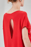 long and wide t-shirt in ribbed cotton knit - KNIT KNIT 