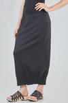 gonna lunga e asciutta in maglia rasata di cotone - KNIT KNIT 