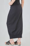 gonna lunga e asciutta in maglia rasata di cotone - KNIT KNIT 