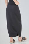 gonna lunga e asciutta in maglia rasata di cotone - KNIT KNIT 