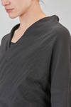 cardigan corto e ampio in maglia con texture a ondine di cotone, poliestere e nylon - KNIT KNIT 