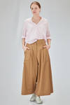 long and wide shirt in light washed cotton muslin - 6167 STUDIO SHIRT 