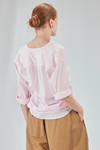 long and wide shirt in light washed cotton muslin - 6167 STUDIO SHIRT 