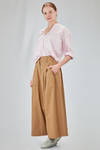 long and wide shirt in light washed cotton muslin - 6167 STUDIO SHIRT 