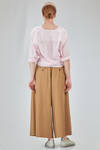 long and wide shirt in light washed cotton muslin - 6167 STUDIO SHIRT 