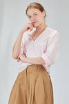 long and wide shirt in light washed cotton muslin - 6167 STUDIO SHIRT 