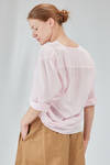 long and wide shirt in light washed cotton muslin - 6167 STUDIO SHIRT 