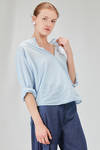 long and wide shirt in light washed cotton muslin - 6167 STUDIO SHIRT 