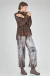 long and soft sweater in over-dyed and melange new wool and silk slub-knit - AVANT TOI 
